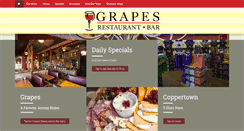 Desktop Screenshot of grapesjerome.com
